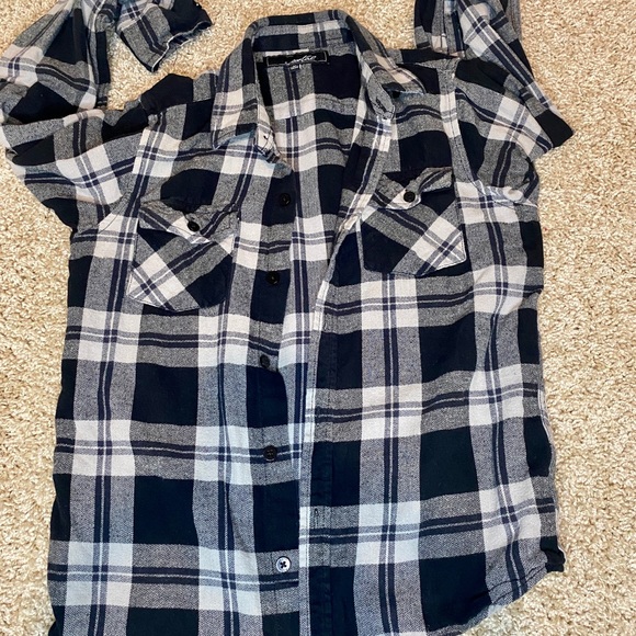 Black and white flannel - Picture 2 of 2